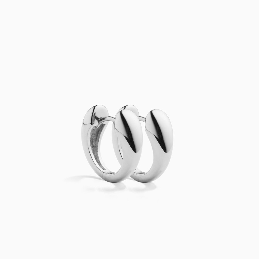 Best Eline Rosina Allure Midi Hoops Sterling Zilver