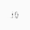 Hot Eline Rosina Huggies (10Mm) 14K White Gold