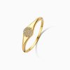 Clearance Eline Rosina Diamond Signet Ring 14K Yellow Gold