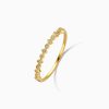 New Eline Rosina Diamond Deco Ring 14K Yellow Gold