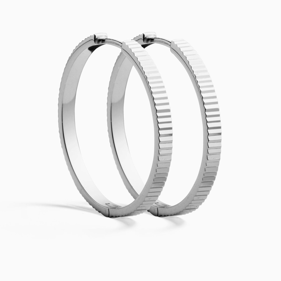 Online Eline Rosina Hailey Statement Hoops Sterling Zilver