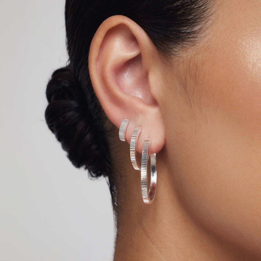 Online Eline Rosina Hailey Statement Hoops Sterling Zilver