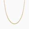 New Eline Rosina Twisted Chain Necklace 14K Yellow Gold