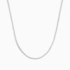 Hot Eline Rosina Flat Snake Necklace Sterling Zilver