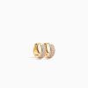 Online Eline Rosina Jules Huggies Gold Plated Sterling Zilver