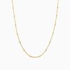 Hot Eline Rosina Dotted Chain Necklace 14K Yellow Gold