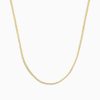 Online Eline Rosina Flat Snake Necklace Gold Plated Sterling Zilver