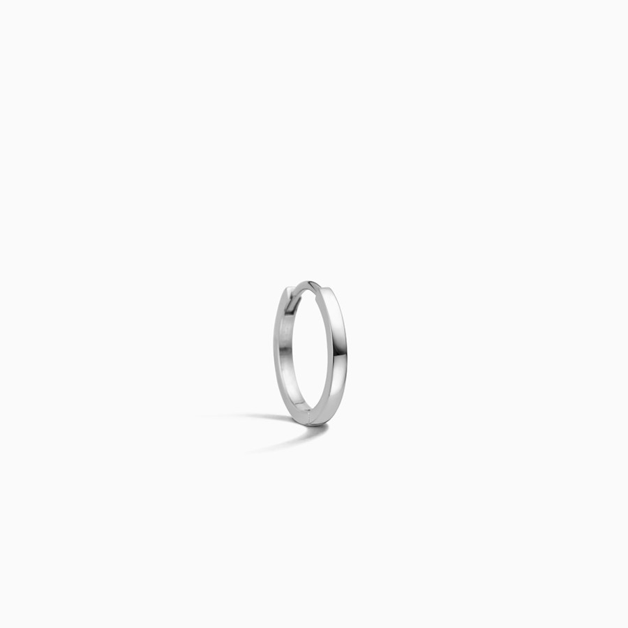 New Eline Rosina Single Huggie (12Mm) 14K White Gold