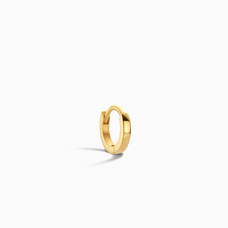 Online Eline Rosina Single Huggie (8Mm) 14K Yellow Gold