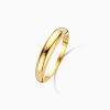 Hot Eline Rosina Midi Dome Ring 14K Yellow Gold